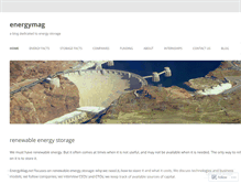 Tablet Screenshot of energymag.net
